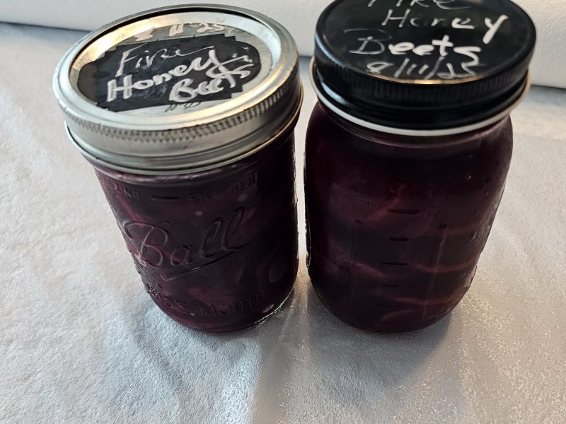 Refrigerated Fire Honey Beets: